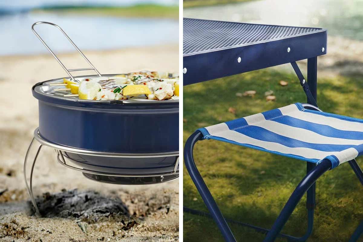 seria STRANDON di ikea barbecue e sdraia