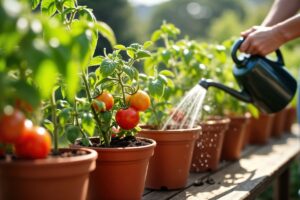 Pomodori in vaso