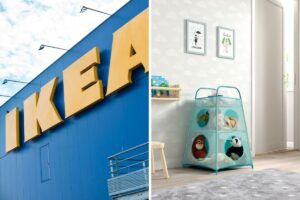 Il portatutto IKEA turchese scontato del 25%