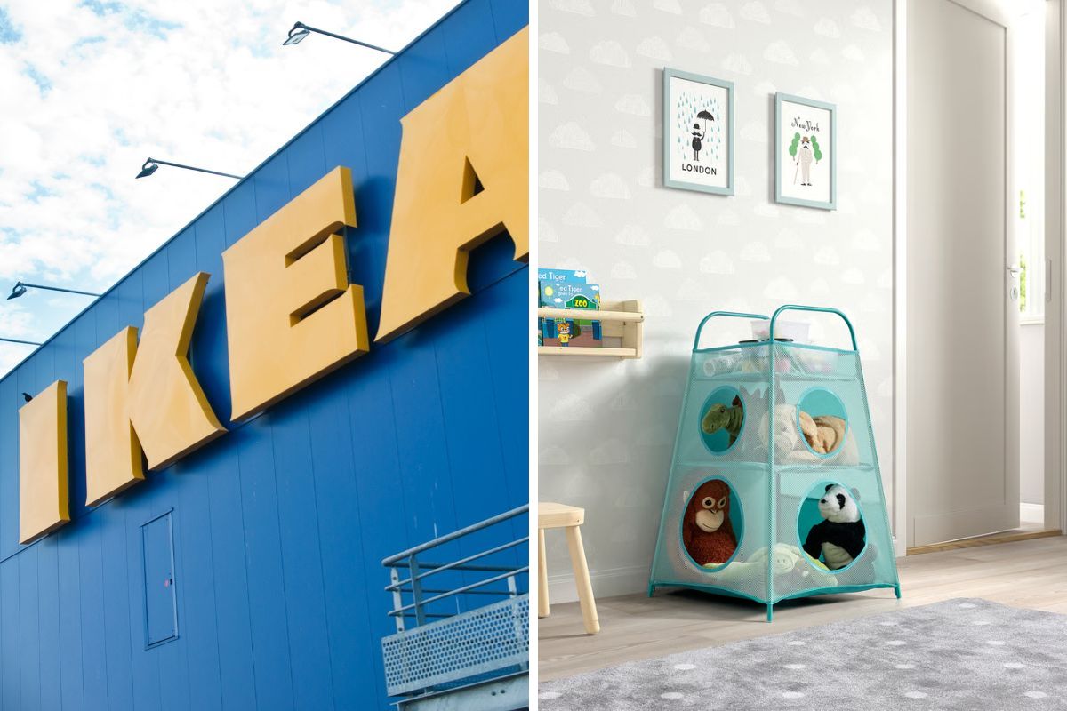 Il portatutto IKEA turchese scontato del 25%