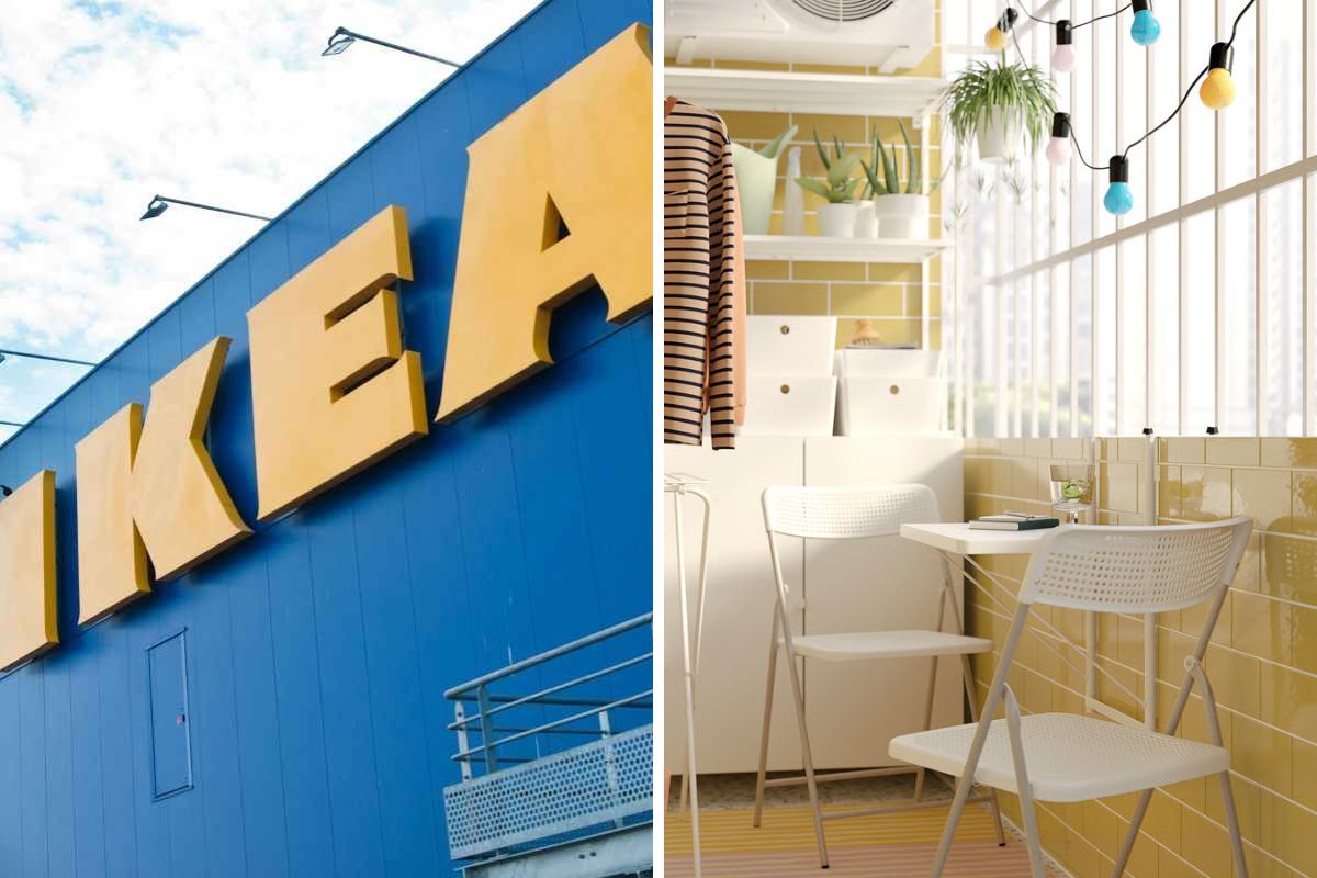 Ikea lancia il tavolino pieghevole da balcone