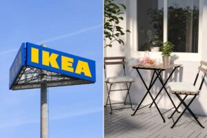 TÄRNÖ, il set da giardino IKEA ora costa meno: compatto, pieghevole e ideale per balconi estivi