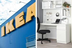 Scrivania MALM di IKEA