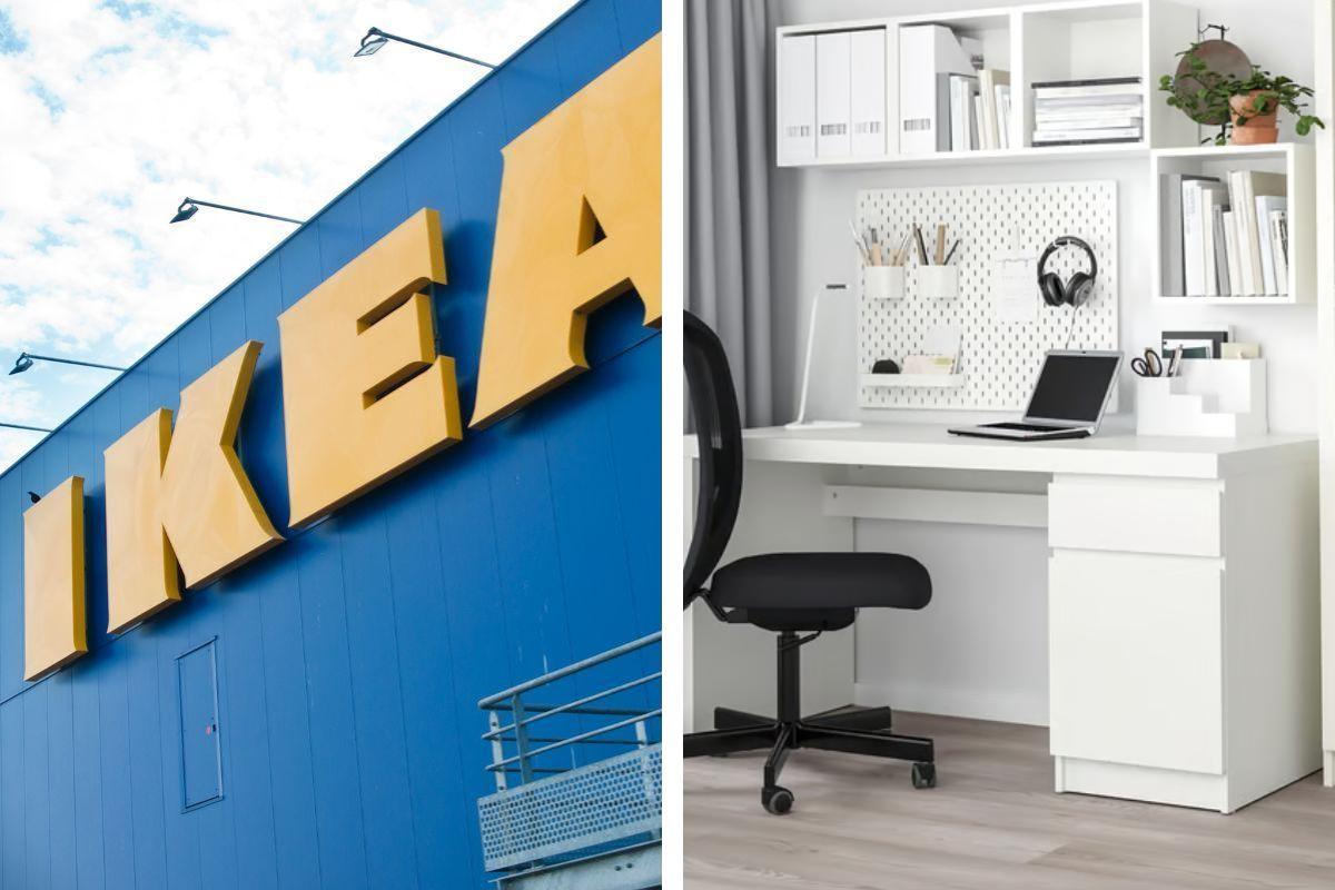 Scrivania MALM di IKEA