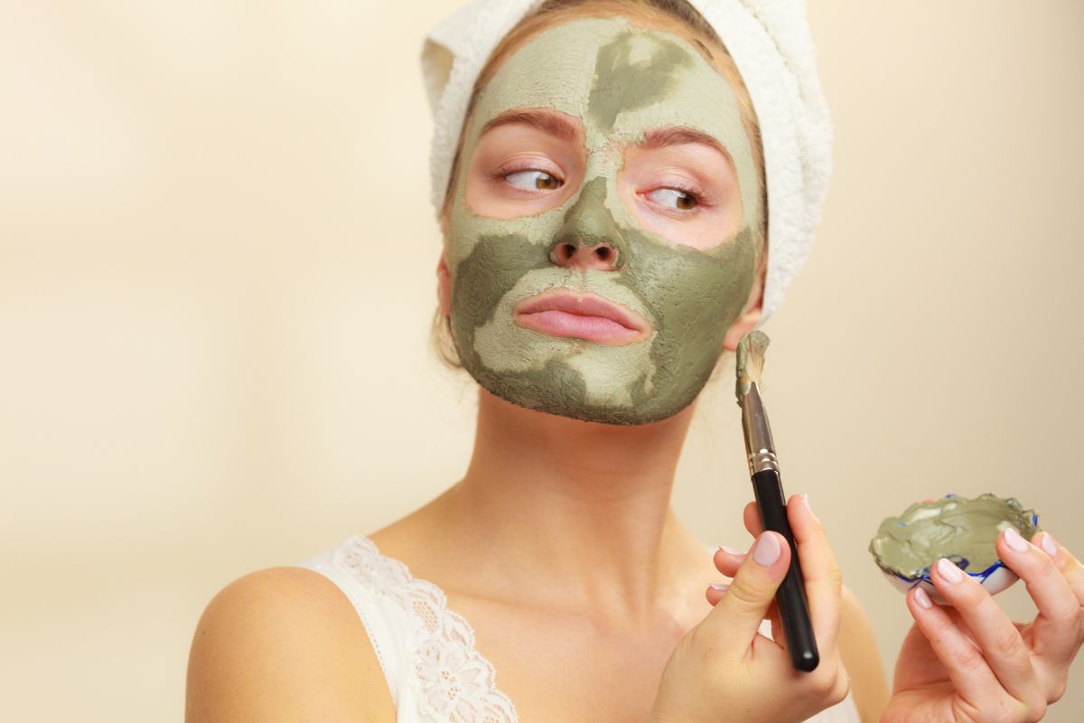 La maschera viso alla menta