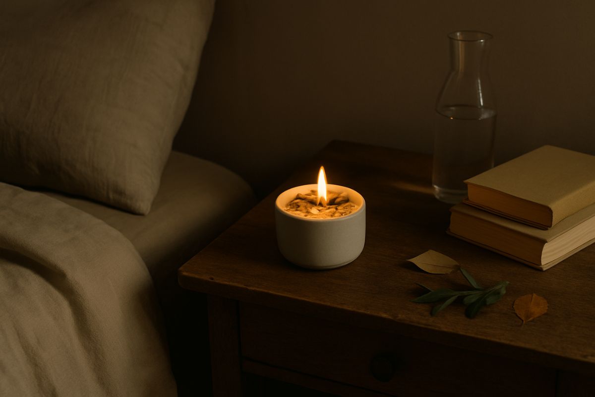 Candele profumate fatte in casa con erbe di settembre: come fare