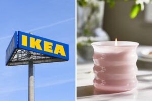 ikea candela gelsomino e rosa