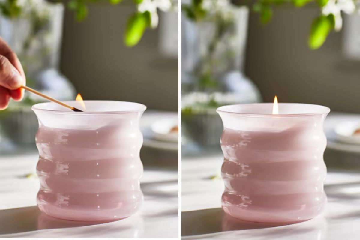 candela gelsomino e rosa lugnare di ikea