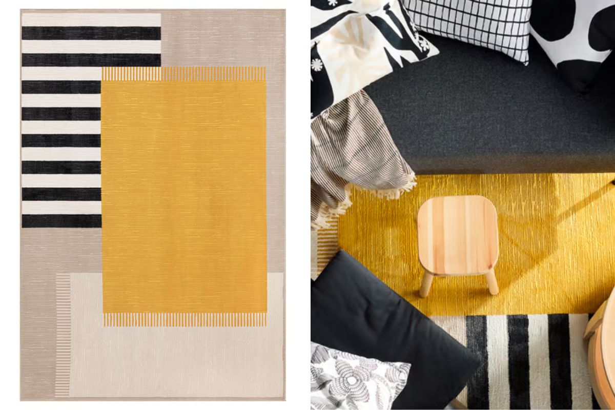 tappeto patchwork elsystem di ikea