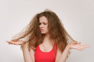 cura dei capelli secchi