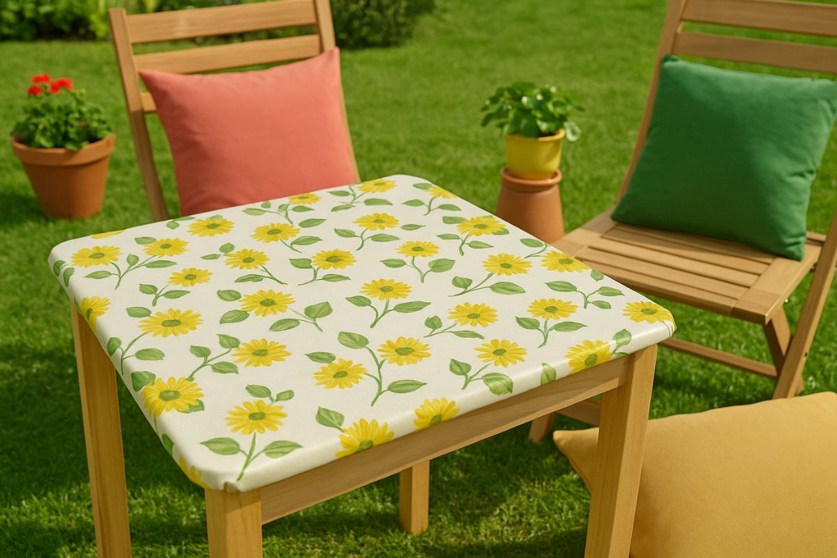 Rinnova il tavolino da giardino 
