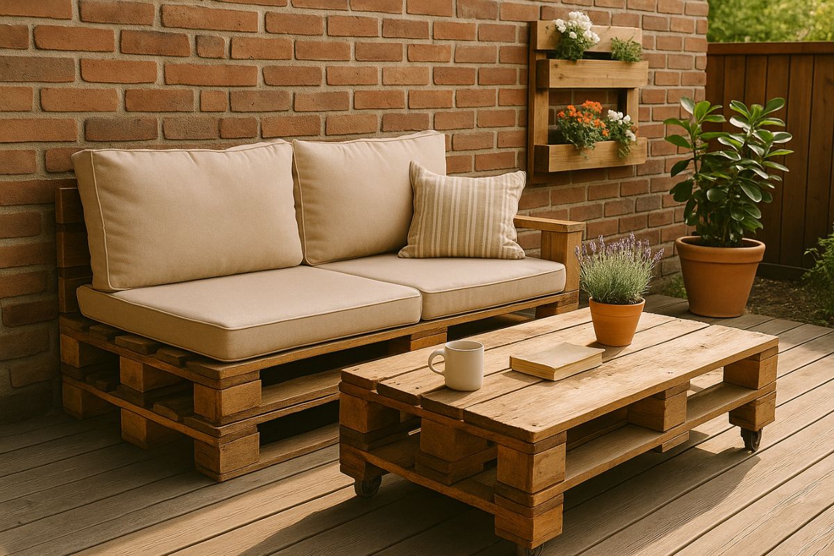 come usare pallet per progetti in casa