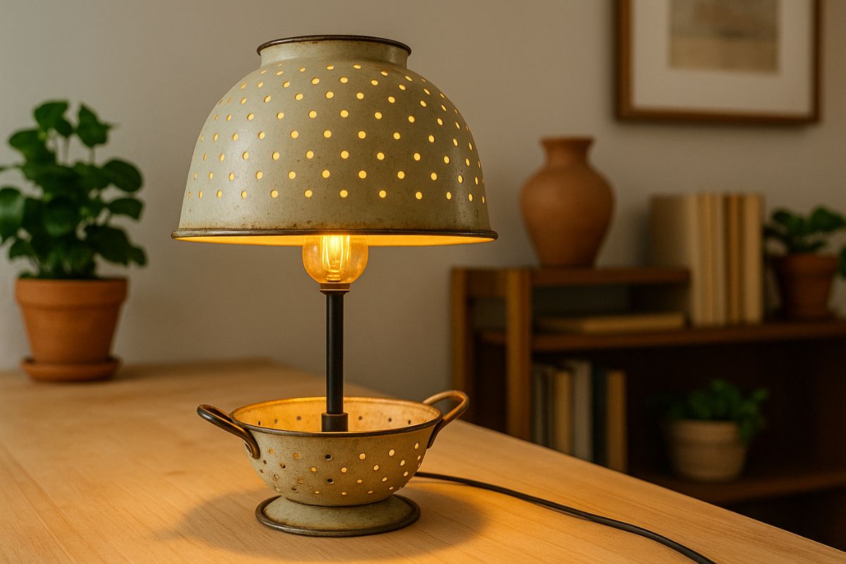 lampade con scolapasta