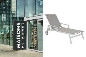 Lettino prendisole Maisons du Monde a -75%: vale davvero la pena