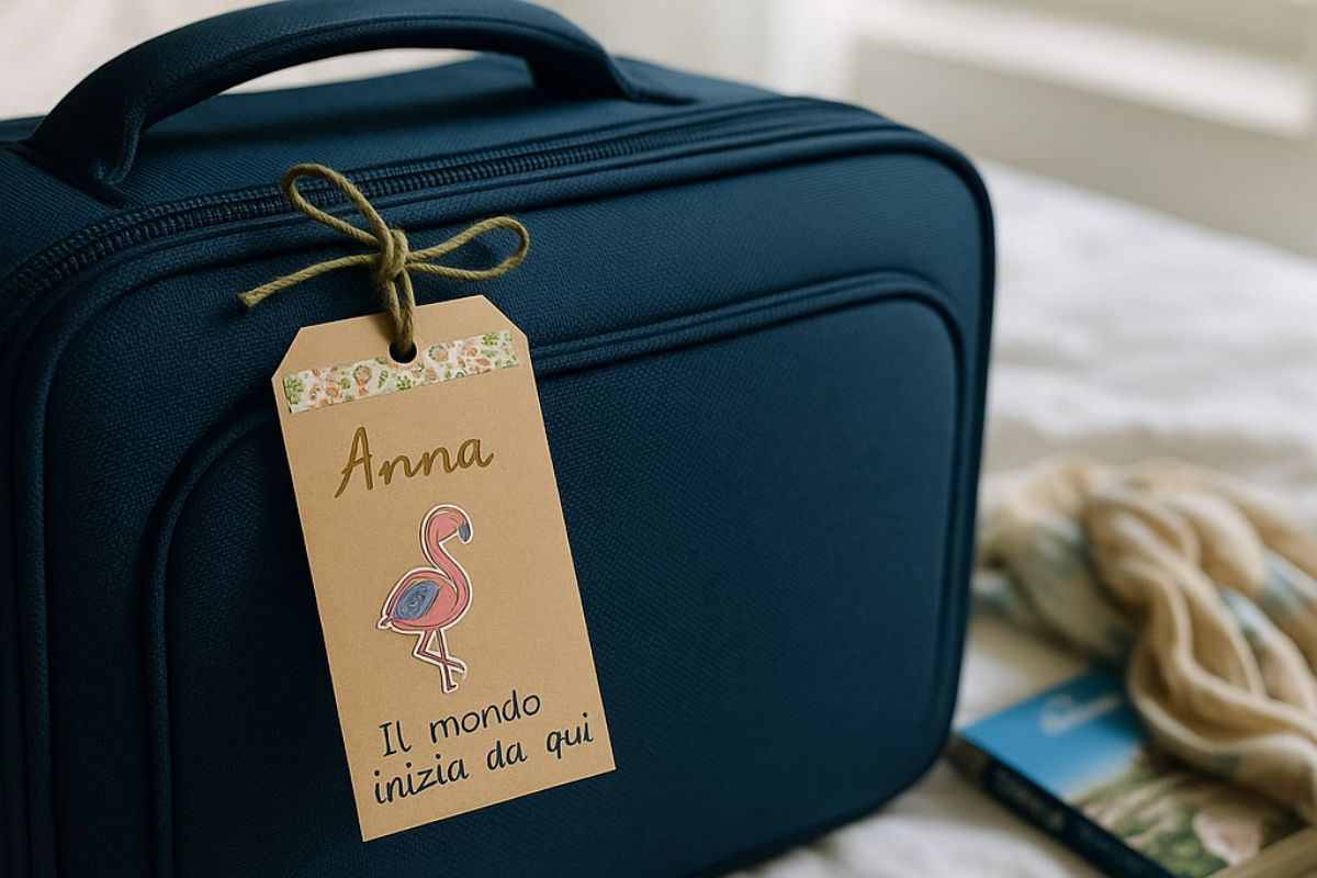 Valigie di settembre: come creare etichette personalizzate fai da te